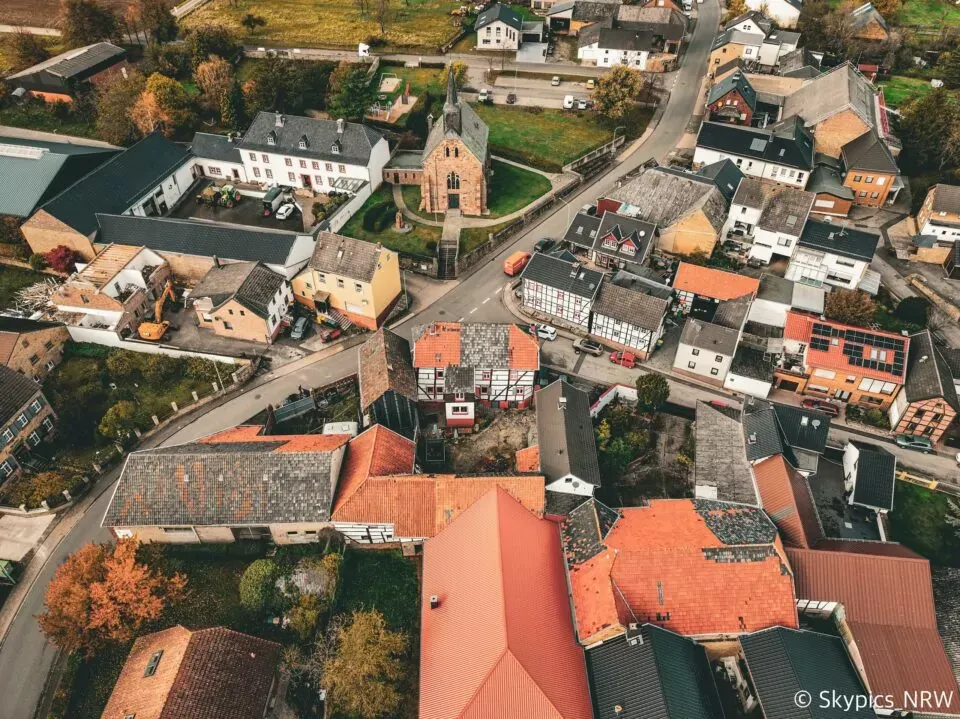Stadtansicht von oben